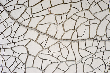 Dry soid after flood. Crack surface of dry soil. Abstract crack surface of mud.