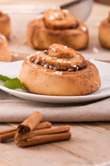 Cinnamon rolls. 