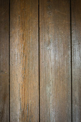 Worn and well used floor boards closeup