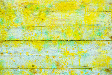 Fototapeta na wymiar Background and Wallpaper or texture of Wooden board or table wood full of colors From the production of art.