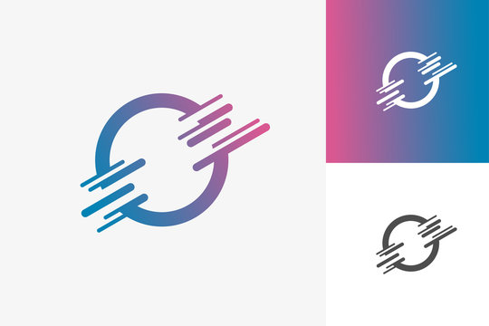 Circle Tech Logo Template Design