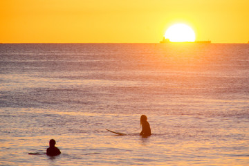 surf the sunset