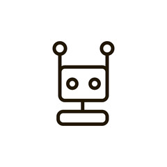 Flat line icon