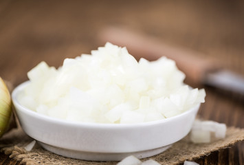 Homemade Chopped white onions