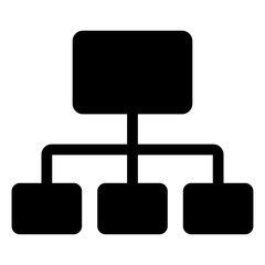 networking icon on white background