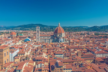 Fototapeta na wymiar Santa Maria del Fiore church in Florence