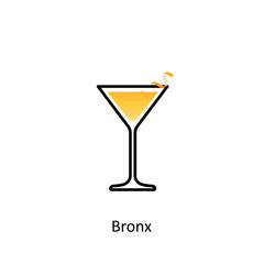 Bronx cocktail icon