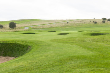 Fototapeta na wymiar Gullane Golf Club, East Lothian, Scotland