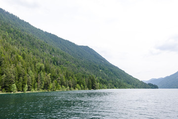 Weissensee lake in Austria