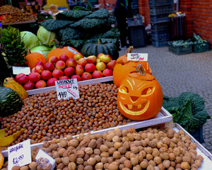 Marketplace in Gdansk, Poland