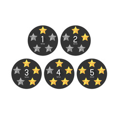 star rating template, graphic element