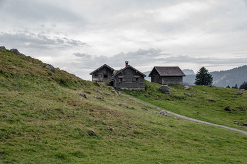 Fototapeta na wymiar Alm im Alpstein