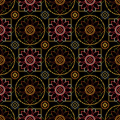 Retro background with embroidered work.
