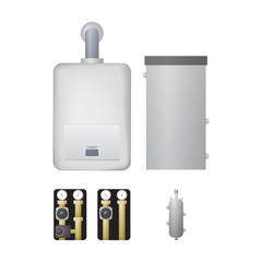 Piping condensate boiler. Pumping group.