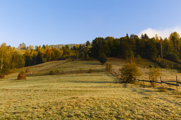 Obraz premium beautiful mountain scenery of the Apuseni Mountains in Romania