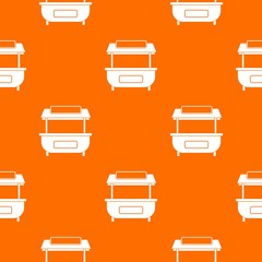 Empty counter with canopy pattern seamless