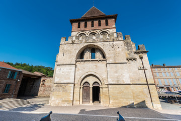 Fototapeta na wymiar Saint Pierre Abbey in Moissac, France
