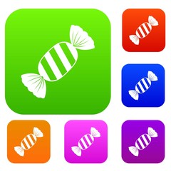 Delicious candy set color collection