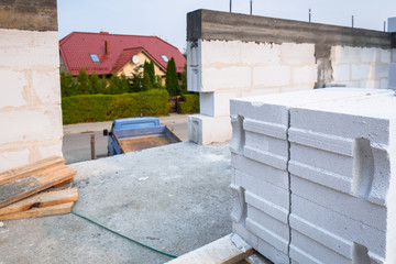 Obraz premium Building under construction of the new house