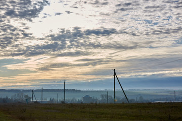 electric main in a rural location