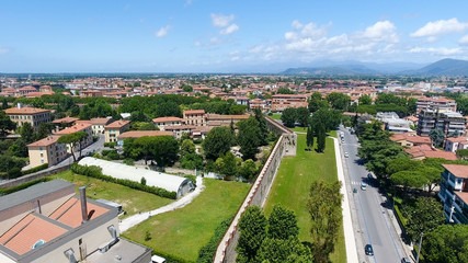 Fototapeta na wymiar Aerial view of Pisa, Tuscany