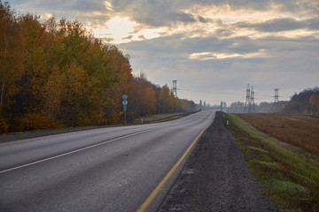 Obraz premium electric main. autumn