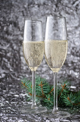 Champagne glasses