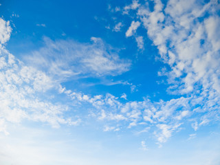 Fototapeta na wymiar Sky morning clouds
