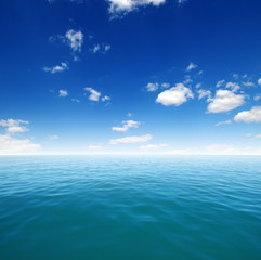 Obraz premium Blue sea water surface