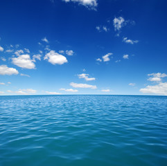 Plakat Blue sea water surface