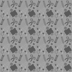 Background with items for needlework	