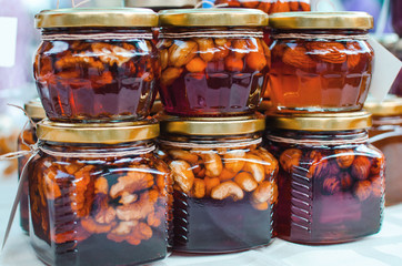 honey with nuts