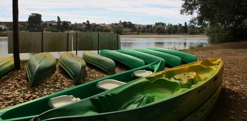 Rangement des kayaks