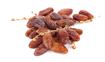Dates isolated on white background