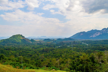Green Mountain landscape in Thailand