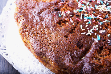 Cake on a table