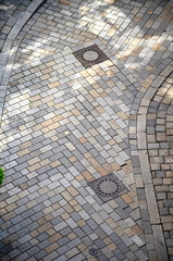 Pflasterung, Gehsteig