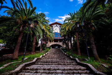 Obraz premium beautiful building with a clock