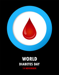 Fototapeta premium World Diabetes Day Concept