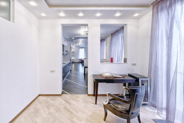 Living room interior in modern house.
