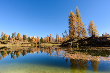 Autumn colors and reflections