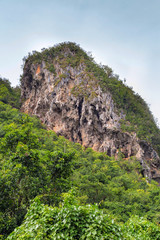 Karst rock formations