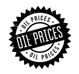 Oil Prices rubber stamp. Grunge design with dust scratches. Effects can be easily removed for a clean, crisp look. Color is easily changed.