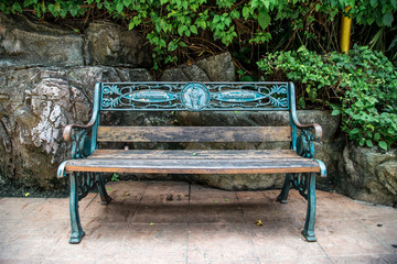 beautiful retro bench