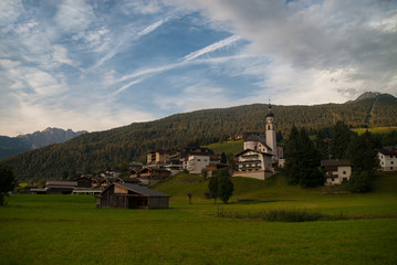 Lermoos during sunrise, Austria