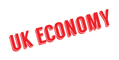 UK Economy rubber stamp. Grunge design with dust scratches. Effects can be easily removed for a clean, crisp look. Color is easily changed.