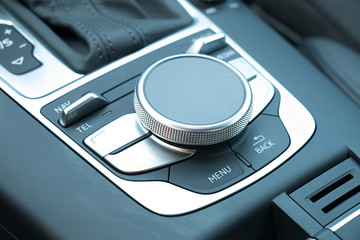 Luxury Car Dashboard Control Buttons