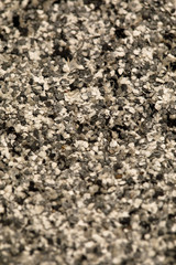 decorative shell texture, black and white fractions