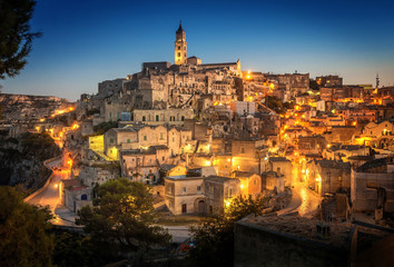 Matera Sassi Basilicata Italy - obrazy, fototapety, plakaty