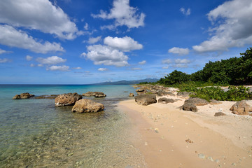 Small cosy Ancon beach being in the vicinity of the Trinidad city on Cuba.